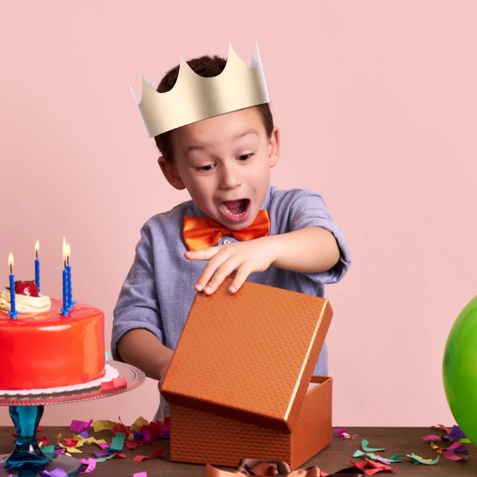 

30 Pcs Birthday Hat Party Crown Hats Supplies Princess Paper Accessories