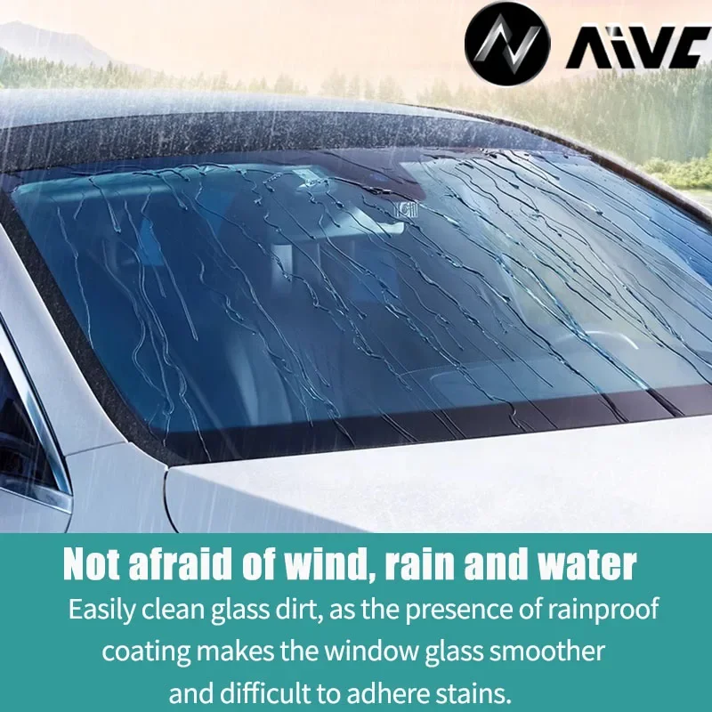 Protector de espray impermeable para parabrisas de coche, vidrio hidrofóbico Nano, revestimiento AIVC, vista clara, cerámica líquida, accesorios de