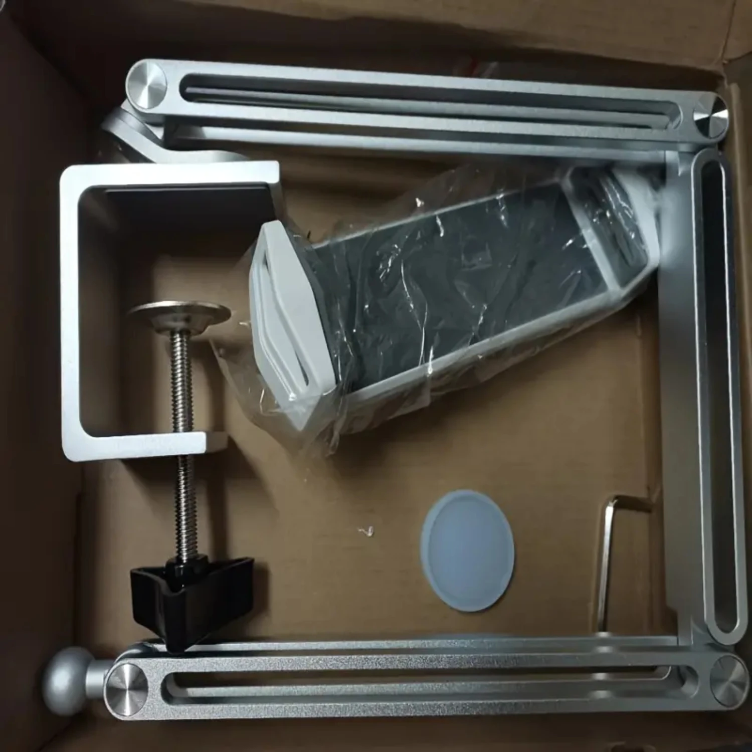 휴대 전화 브래킷 조정 가능한 휴대 전화 플랫 브래킷 알루미늄 합금 전화 홀더