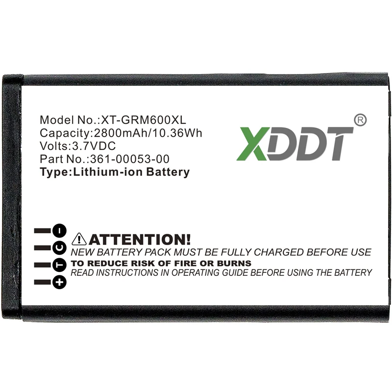 2800mAh Battery 361-00053-00 361-00053-04 for Garmin Montana 600 600T 610 650 650T VIRB GPS Handheld 010-11654-03 Alpha 200 300