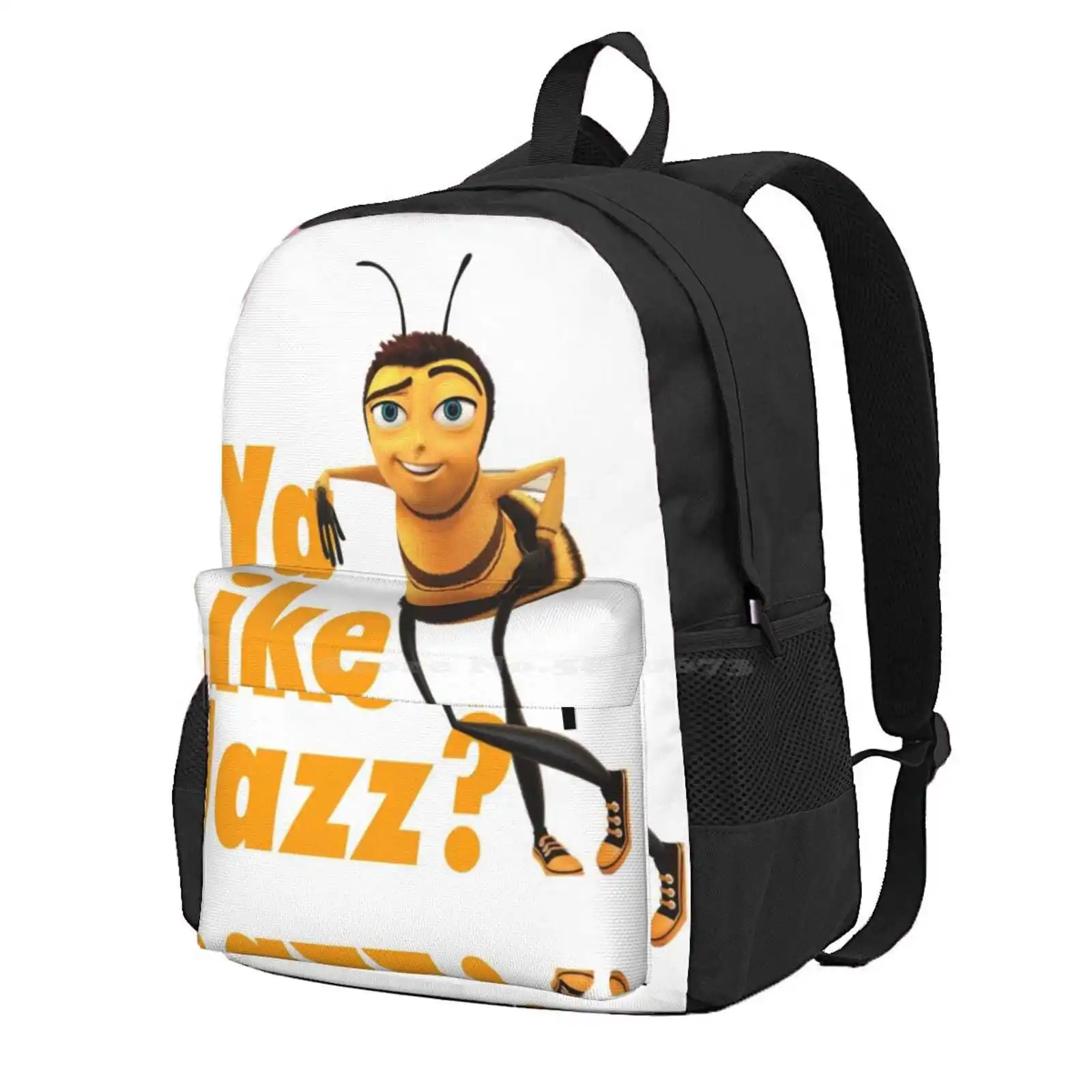 Ya Like Jazz? Hot Sale Schoolbag Backpack Fashion Bags Funny Bees Hipster Bee Movie Script Memes Viral Meme Buzzfeed Article