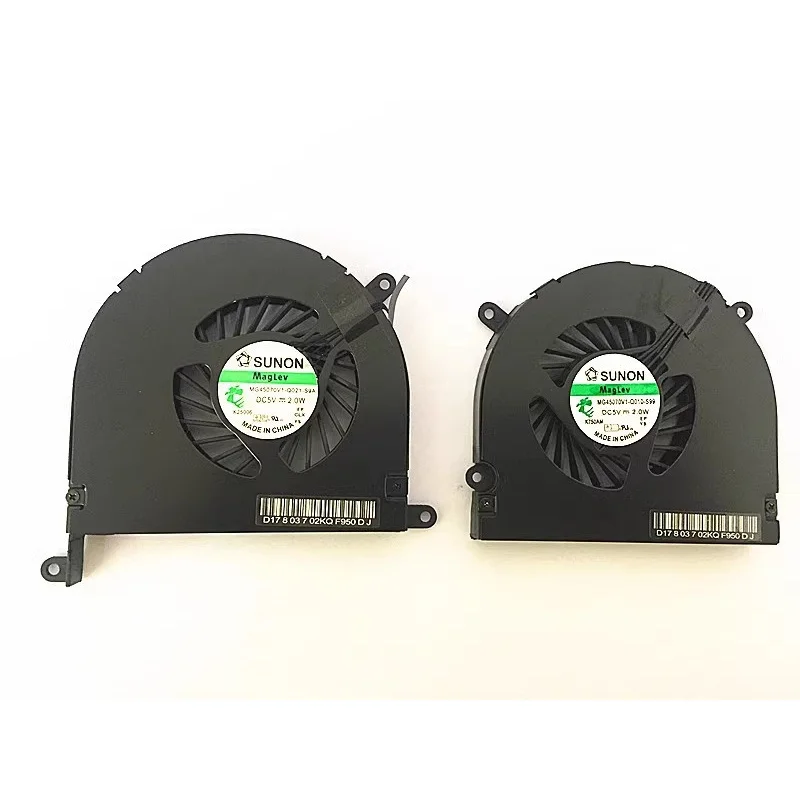 As+ For Apple MacBook Pro A1297 17-inch CPU Cooling Fan Pair Brand New
