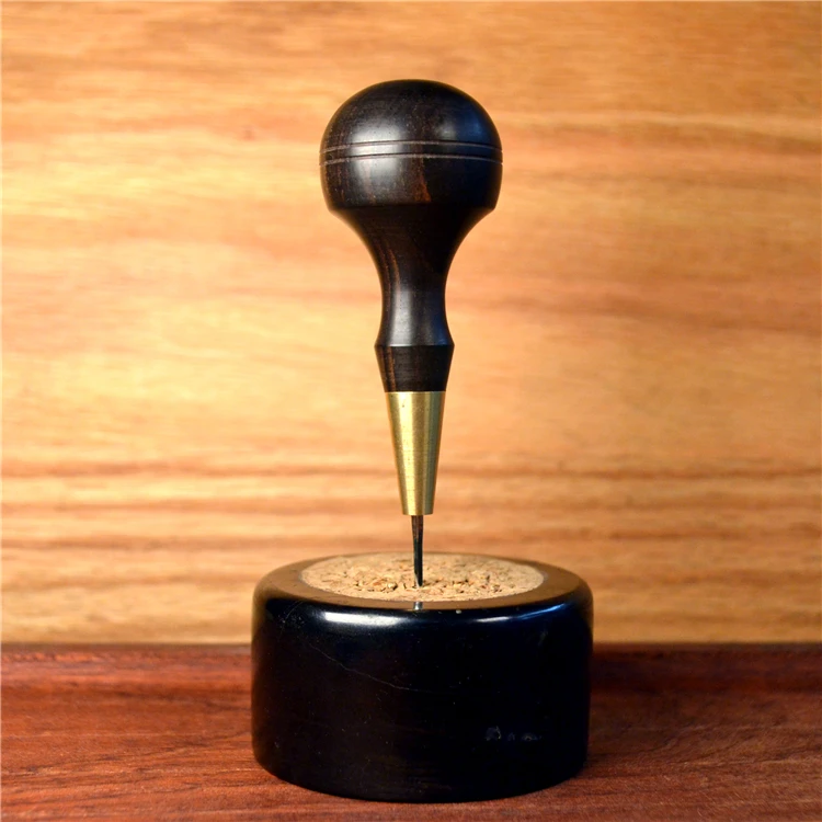 

Шило для вышивания с ромбовидным лезвием для резки кожи с хорошей деревянной ручкой, профессиональное изделие из кожи