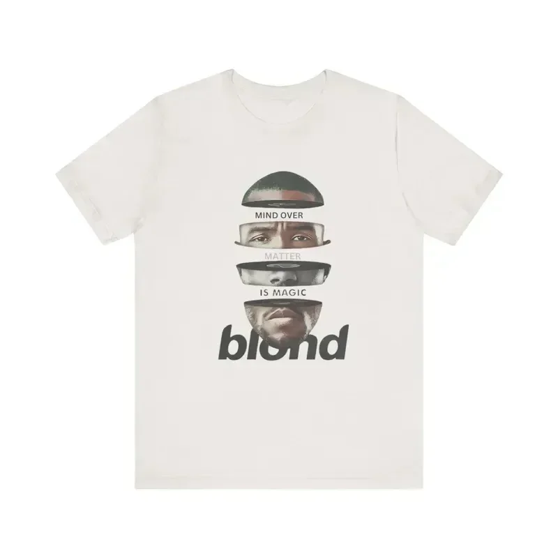 Camiseta Gráfica Retro del Rapero Frank, Hip Hop, Álbum Oceánico, Y2K, Unisex, Rubio, Overzised, Algodón 4