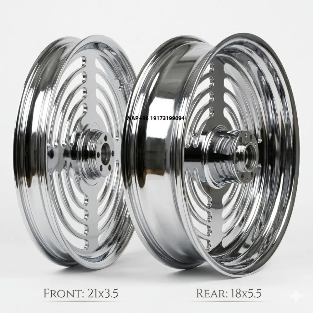 21/18 Forged Rim with Chrome Finish for 2000 Later Touring
