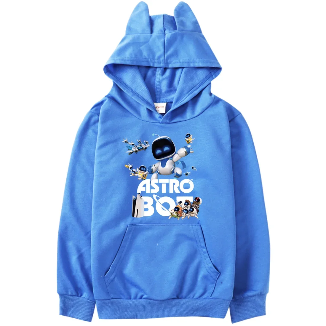 Game ASTRO BOT Hoodie Kids Comic Graphic Sweatshirts Teenager Boys Fashion Outerwear Baby Girls Pullover Coats Children Clothing