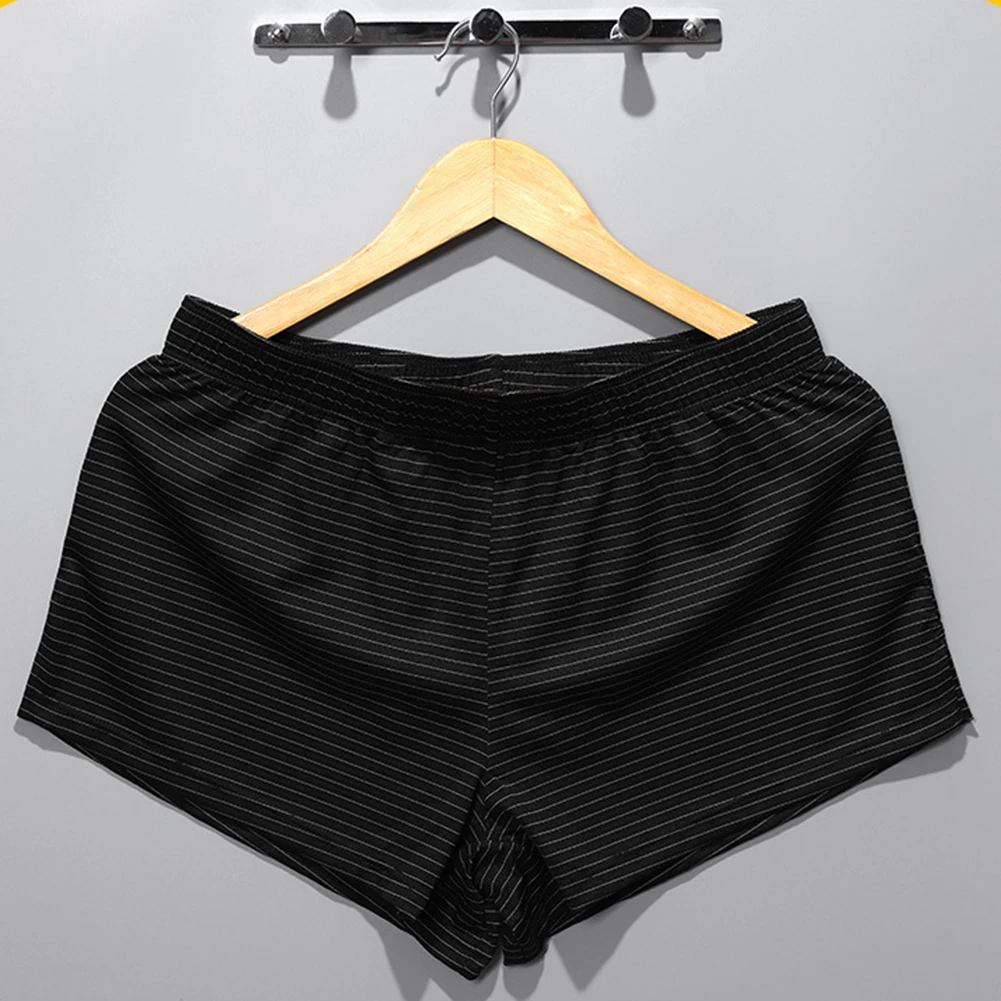 

Hot New Stylish Comfy Fashion Boxer Briefs Underpants Middle Waist Panties Pouch Regular Sexy Shorts Soft Stripe