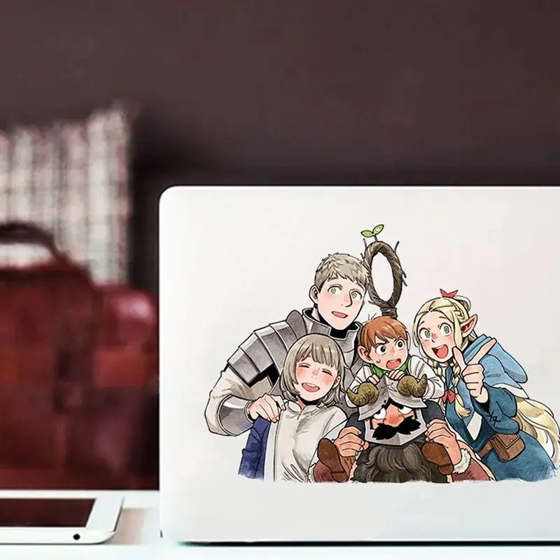 Delicious in Dungeon Marcille Chilchuck Falin Kreativer Autoaufkleber mit hohem Farbwert, niedlicher Cartoon-Handy-Schutzhüllen-DIY-Aufkleber – Detail 6