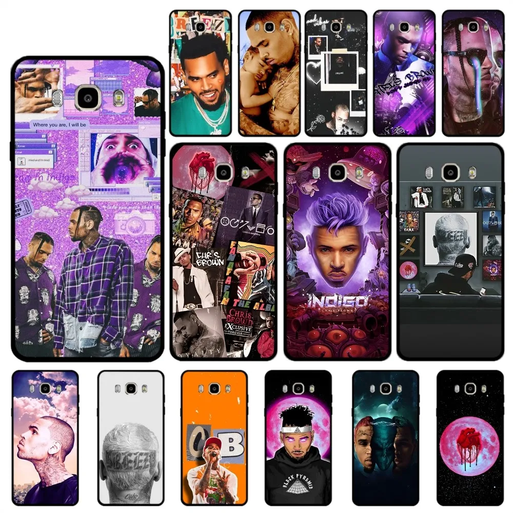 

Rapper Chris Brown Phone Case For Samsung J 7 plus 7core J7 neo J6 plus prime J6 J4 J5 Mobile Cover