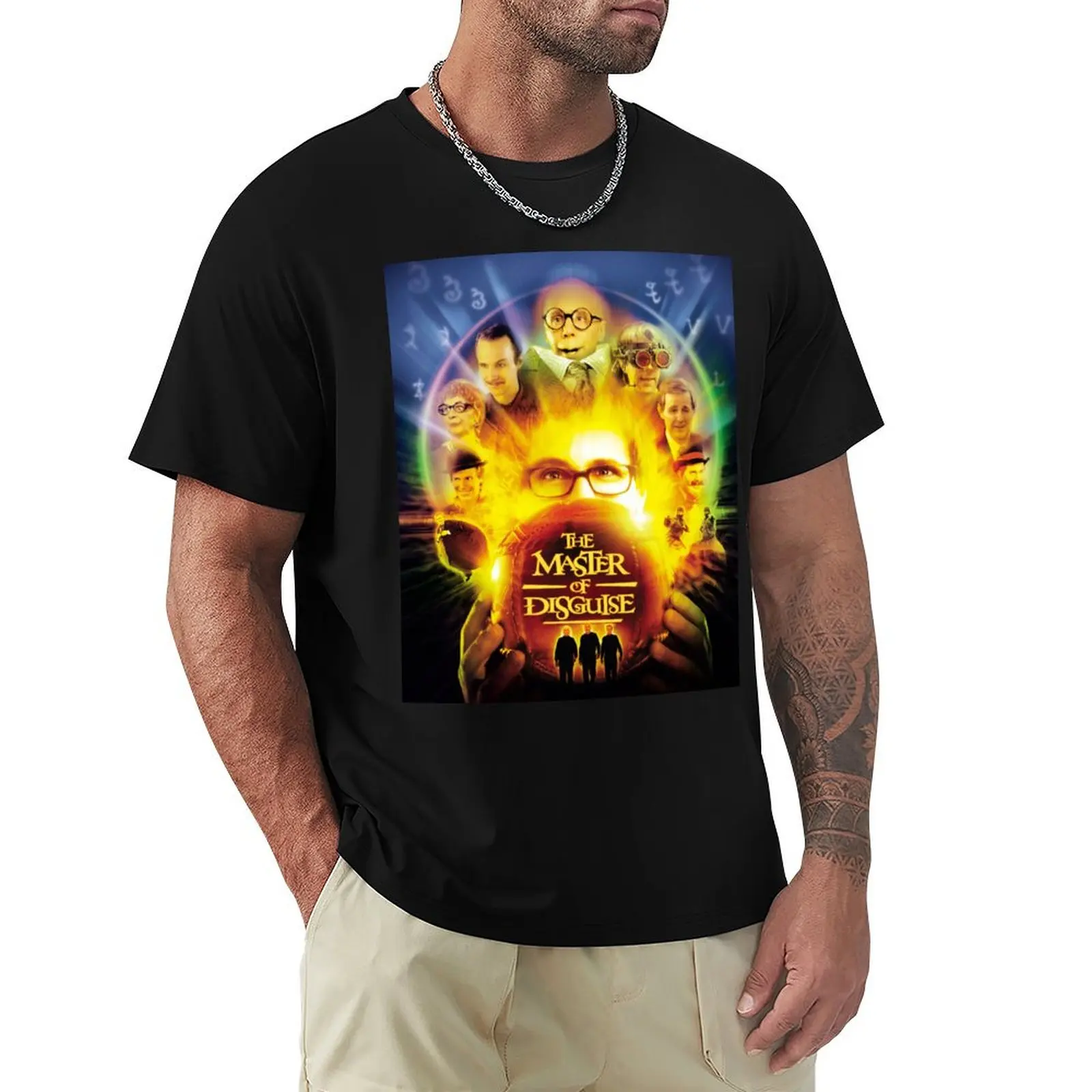 The Master of Disguise T-Shirt Trendy Pattern T-Shirt for Men