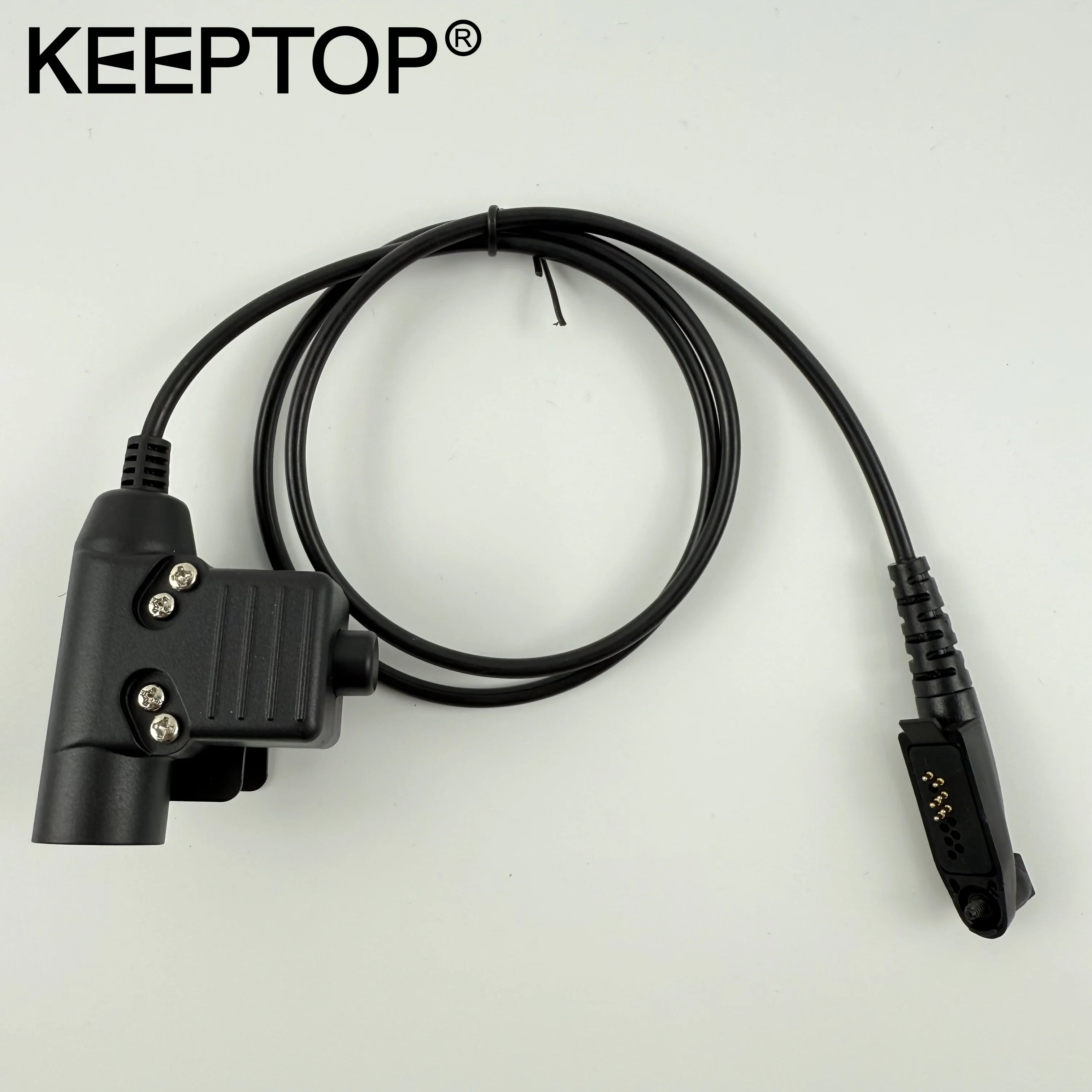 

Тактический адаптер KEEPTOP U94 PTT 7,1, адаптер для гарнитуры для Motorola GP328plus GP338Plus GP344 GP388 GL200 EX600 Walkie Talkie