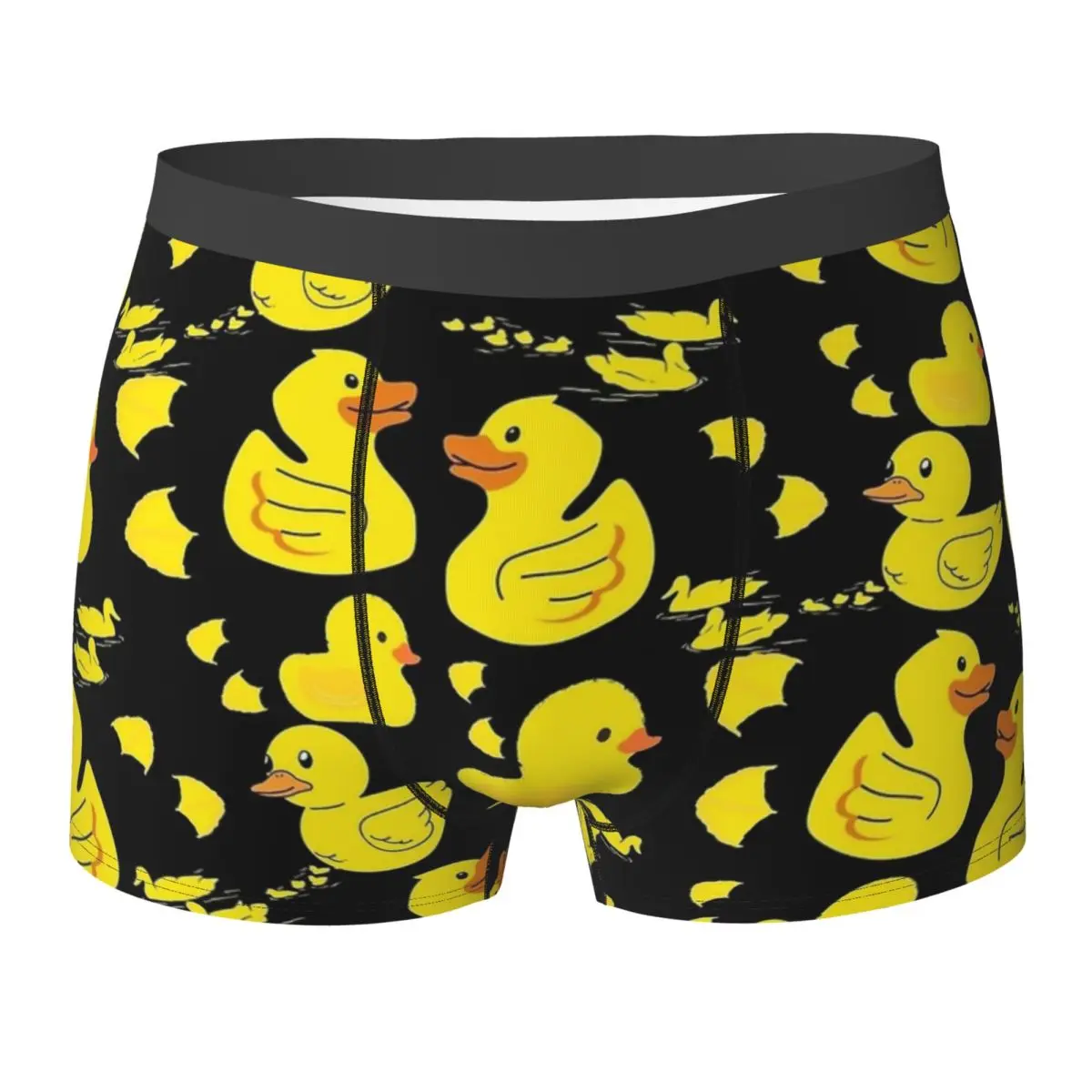 

Милое детское нижнее белье с уткой, желтые резиновые шорты-боксеры с принтом утки, мужские трусы высокого качества, эластичные шорты, трусы, подарок
