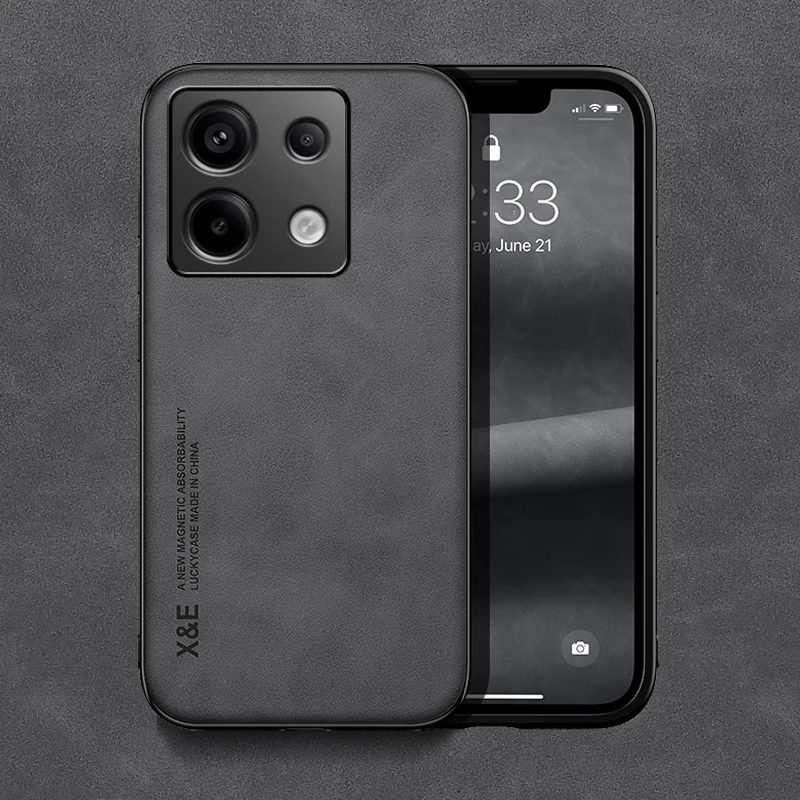 حافظة جلدية مغناطيسية لهاتف Xiaomi Redmi Note 13 Pro Plus 5G 4G إصدار Note13 13Pro ProPlus 13ProPlus تدعم أغطية تثبيت السيارة #6