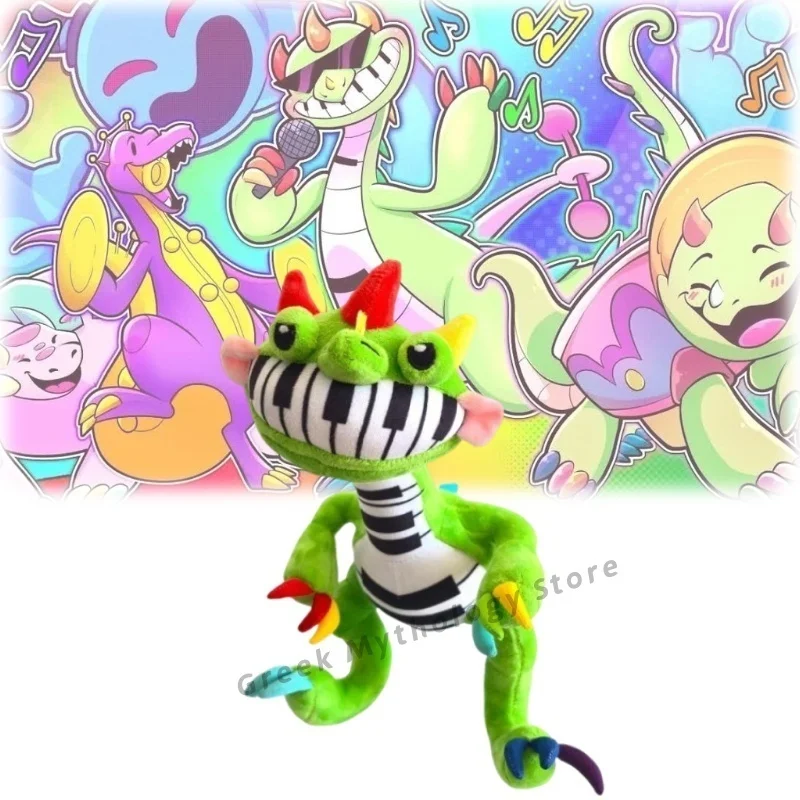 

Новая плюшевая кукла Пианозавр Бобби, игрушка 33 см, мультяшное милое мягкое пианино, динозавр, плюшевая кукла, игрушка, игровая периферия для ребенка, подарок