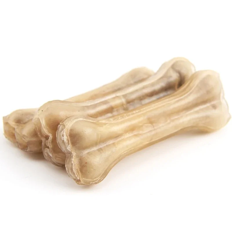 Durable Dog Chew Toys Cowhide Bones Dental Sticks Puppy Treats Supplies Cleaning Teeth Healthy Snacks for Small Medium Large Dog