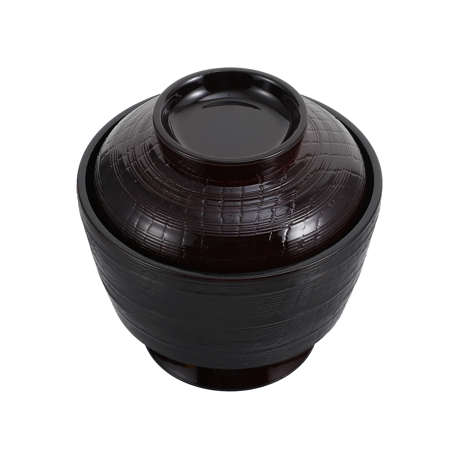 

Miso Soup Bowl Japanese Style Small Bowls Cover Plastic Kitchen Supply Home Party Ramen Bowls Food Containers Lids Dining Table