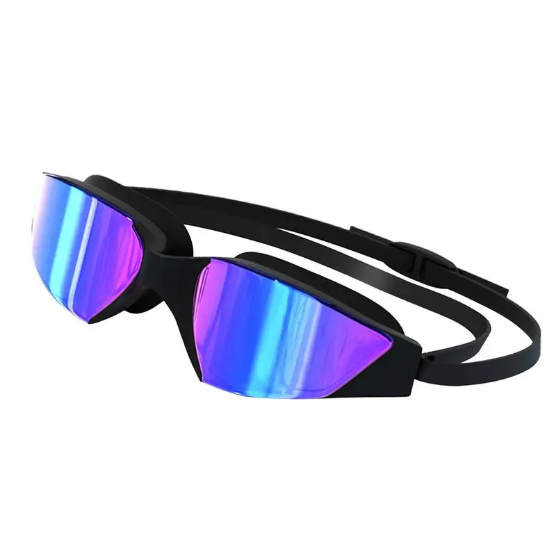 

Очки для плавания с гальваническим покрытием, водонепроницаемые незапотевающие очки для плавания, плавательные очки с УФ-защитой, регулируемые для комфортного плавания