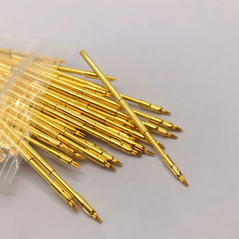 20/100 個 PA100-M3 スプリングテストプローブテストピンポゴピン P100-M3 PCB テストツール 1.50/0.99/1.36/38.35 ミリメートルゴールドニードルトリクスプチップ