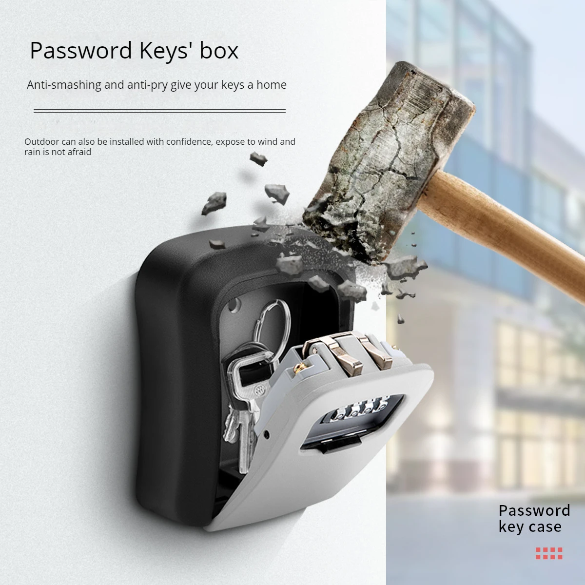 Wholesale Password Key box decoration security lock viewer Key locker