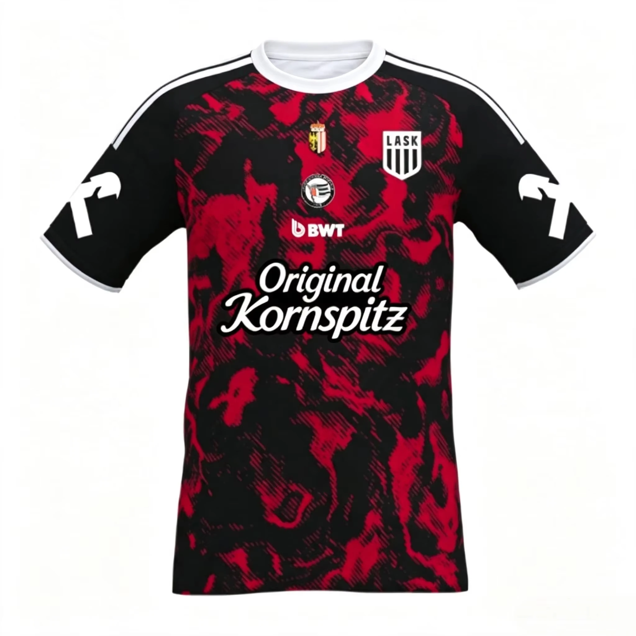 Linz Auswärtstrikot Saison 2026-2027 Bedrucktes Kurzarm-Fußballtrikot Schnelltrocknend Unisex Erwachsenen-Fan-Sporttop Familien-Set