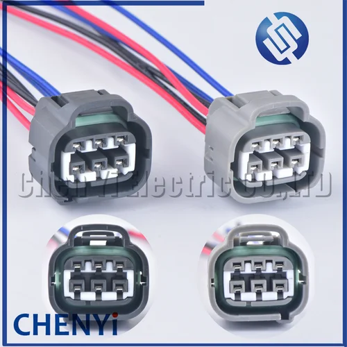 Conector de Pedal de acelerador de enchufe de faro impermeable de 6 pines 7282-7064-40 7283-7064-40 90980-10988 90980-11034 para Toyota