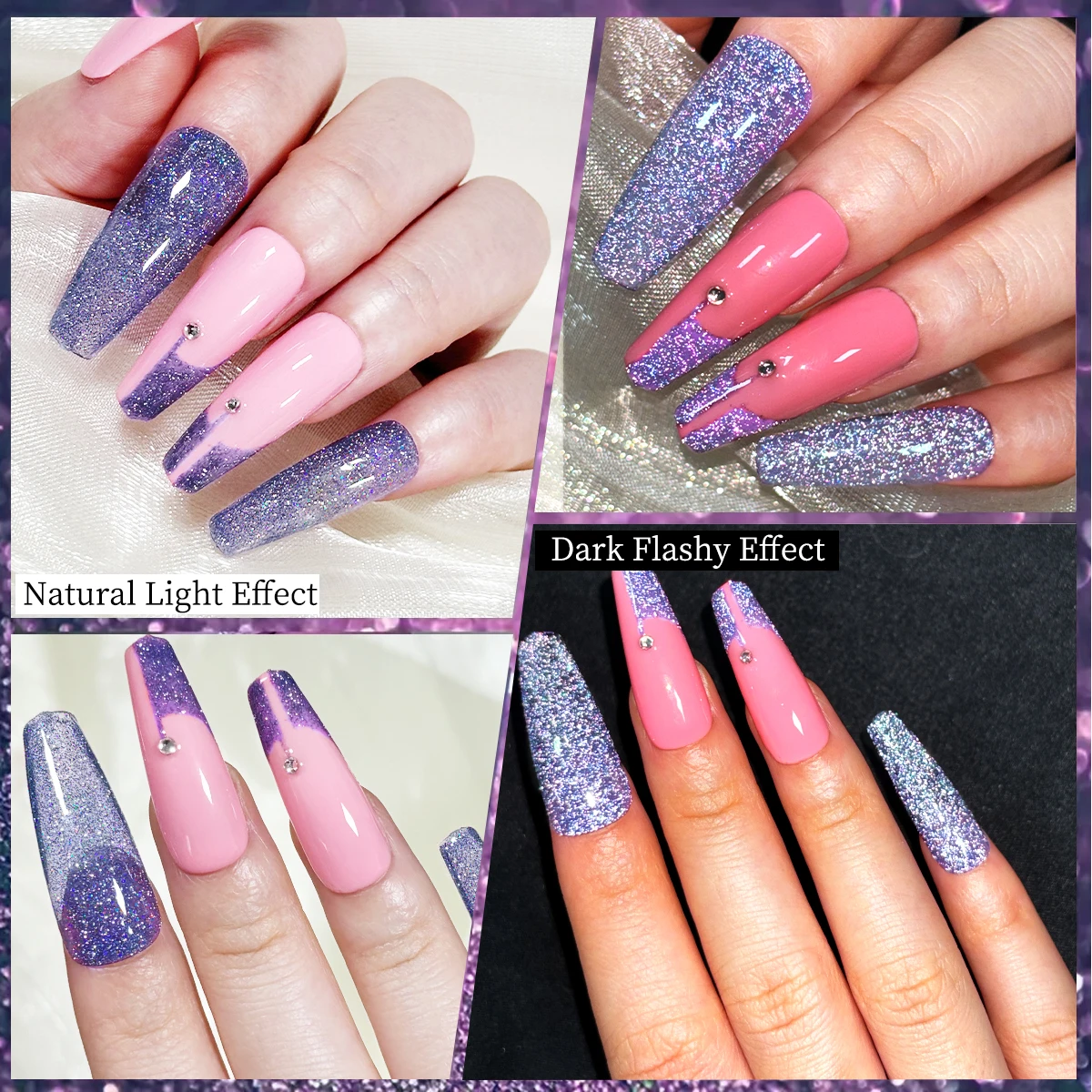 5 ml Eyeliner-Gel-Nagellack, 2 ultrafeine Pinselköpfe, französische Pull-Line-Graffiti-Malerei, Streifendesign, Gel-Lack