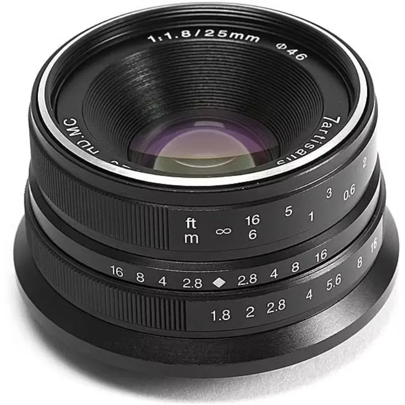 

IN STOCK 7artisans 25mm F1.8 APS-C Manual Focus Fixed Lens Compatible with Fujifilm Fuji Cameras X-A1 X-A10 X-A2 X-A3 X-at X-M1