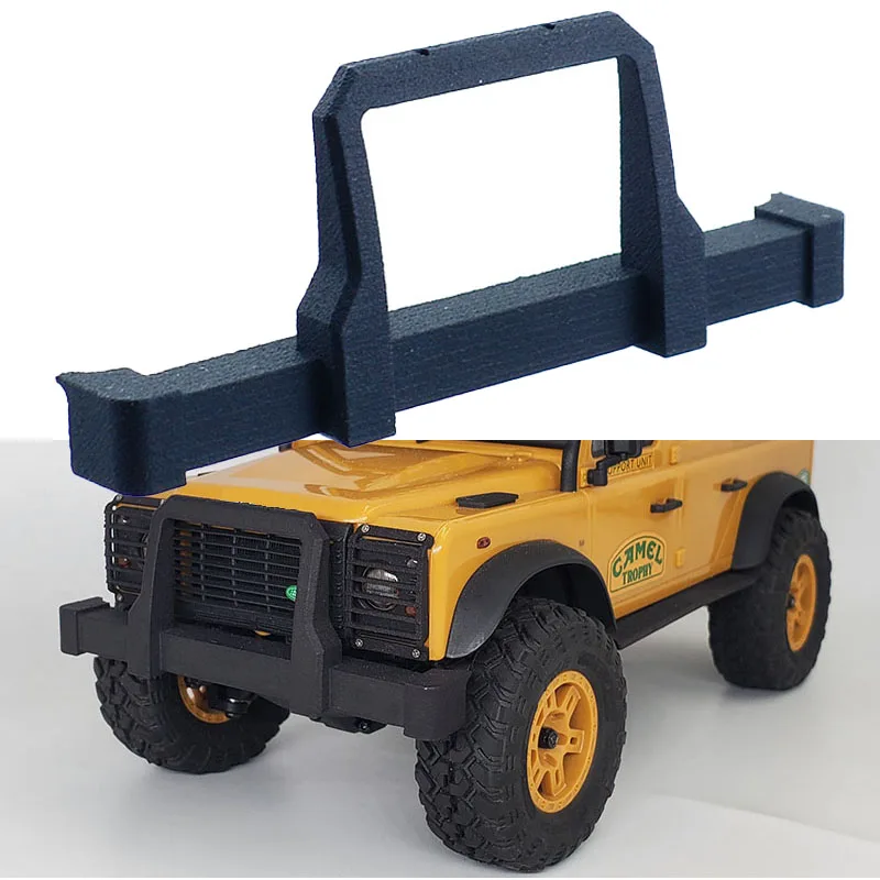 FCX24M محاكاة ثلاثية الأبعاد الطباعة المصد الأمامي ل 1/24 RC الزاحف سيارة FMS الجمل كوب لاند روفر المدافع D110 D90 شاحنة ترقية #1
