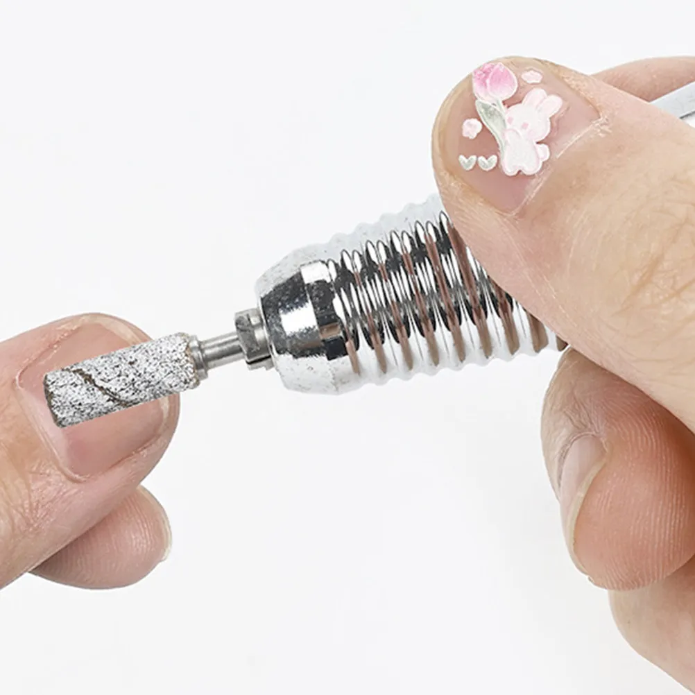 

Metal Nail Drill Shank Replacement for Manicure Polishing Grinding Carving Trimming Dead Skin Removal Portable Lightweight Salon