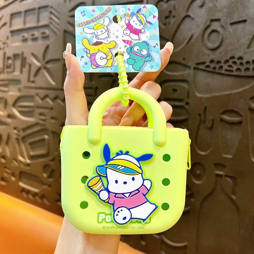 Genuine Sanrio Kitty Kuromi Melody Cartoon Bracelet Keychain Wallet Earphone Bag Pendant Charm Phone Anti-lost Wrist Strap Chain view 5