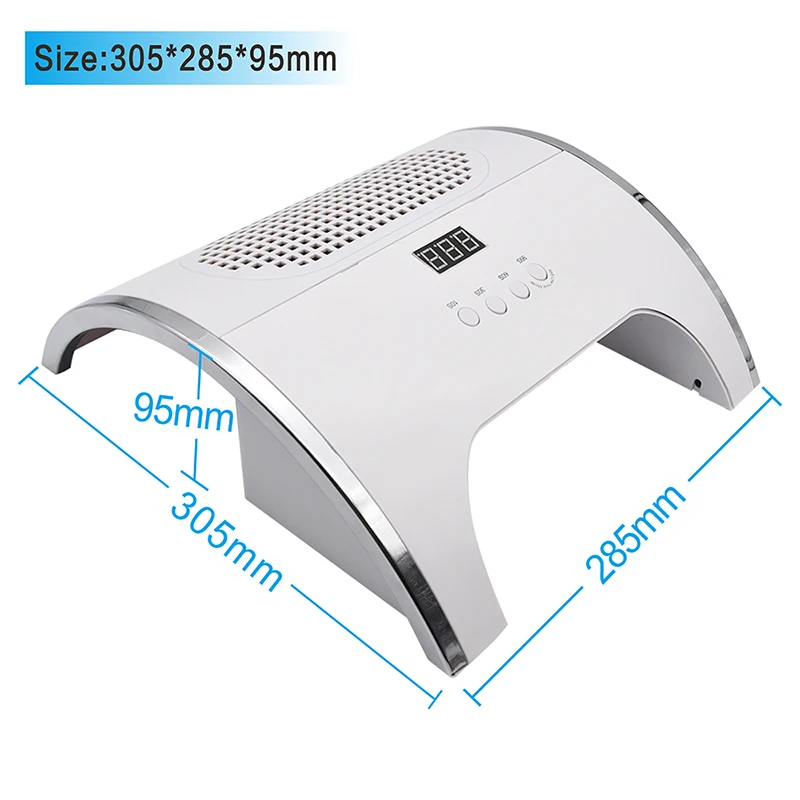 مكنسة كهربائية متعددة الوظائف لإزالة الأظافر للتقليم 2 في 1 آلة طلاء الأظافر