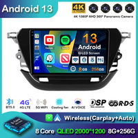 Android 14 Stereo Head Unit Car Radio Player For Opel Corsa F 2019 2020 2021 2022 2023 Carplay GPS Wifi Bluetooth GPS No 2Din