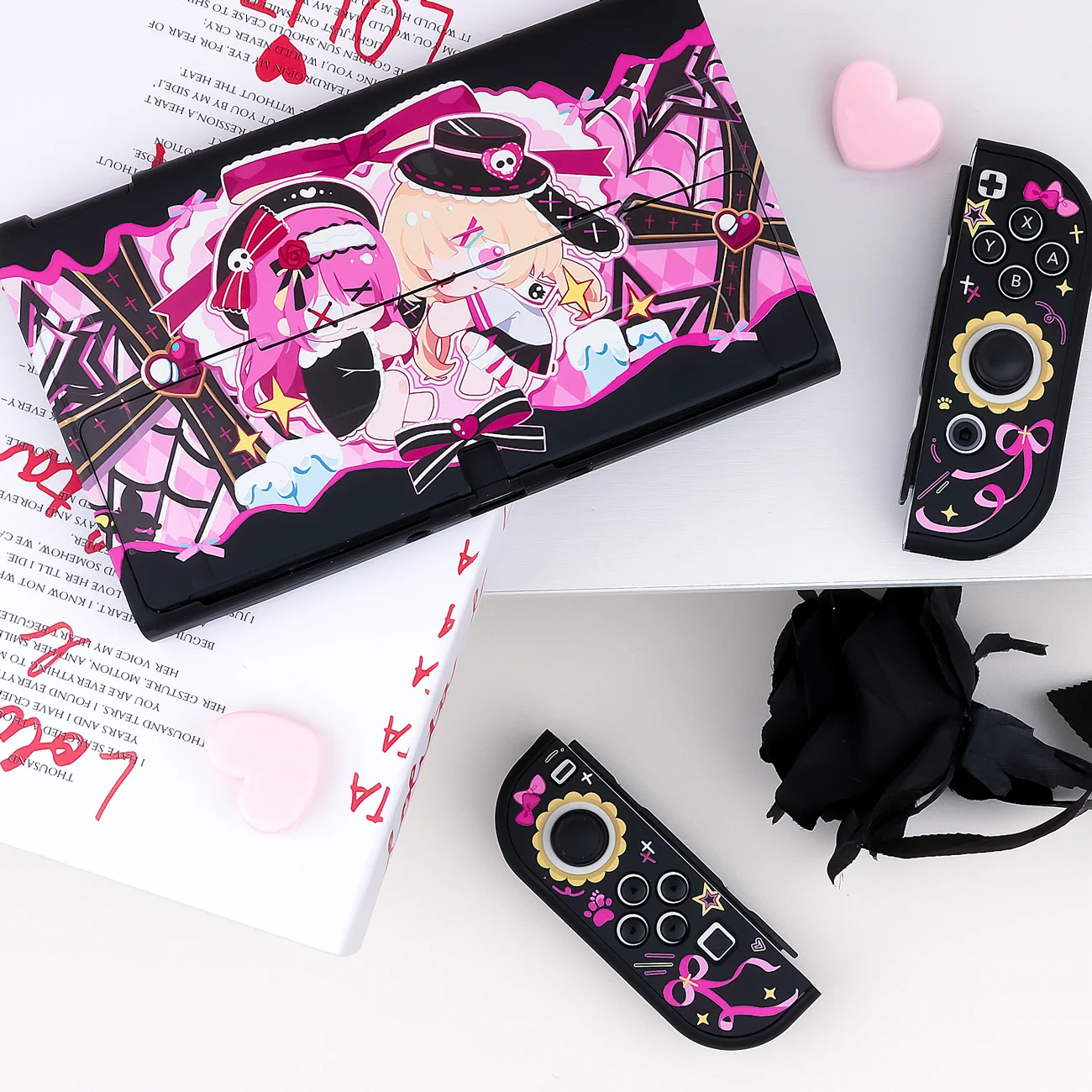 Gothic Sweetheart Protective Case compatible with Nintendo Switch