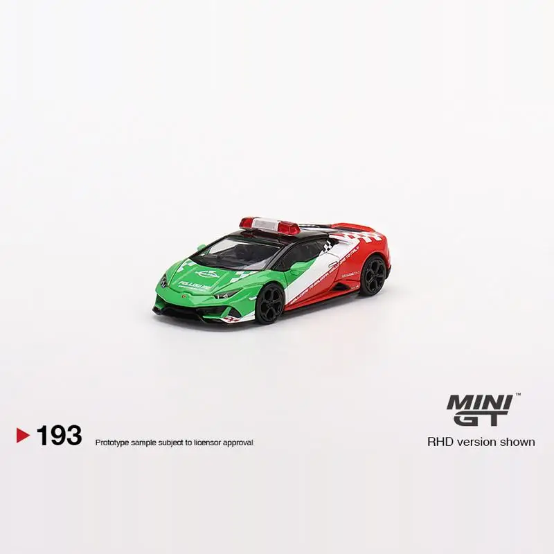 MINIGT 1:64,193 # Lamborghini Veal EVO LP610 Guide car alloy compression shaft miniature model, adult decoration, boy toy,