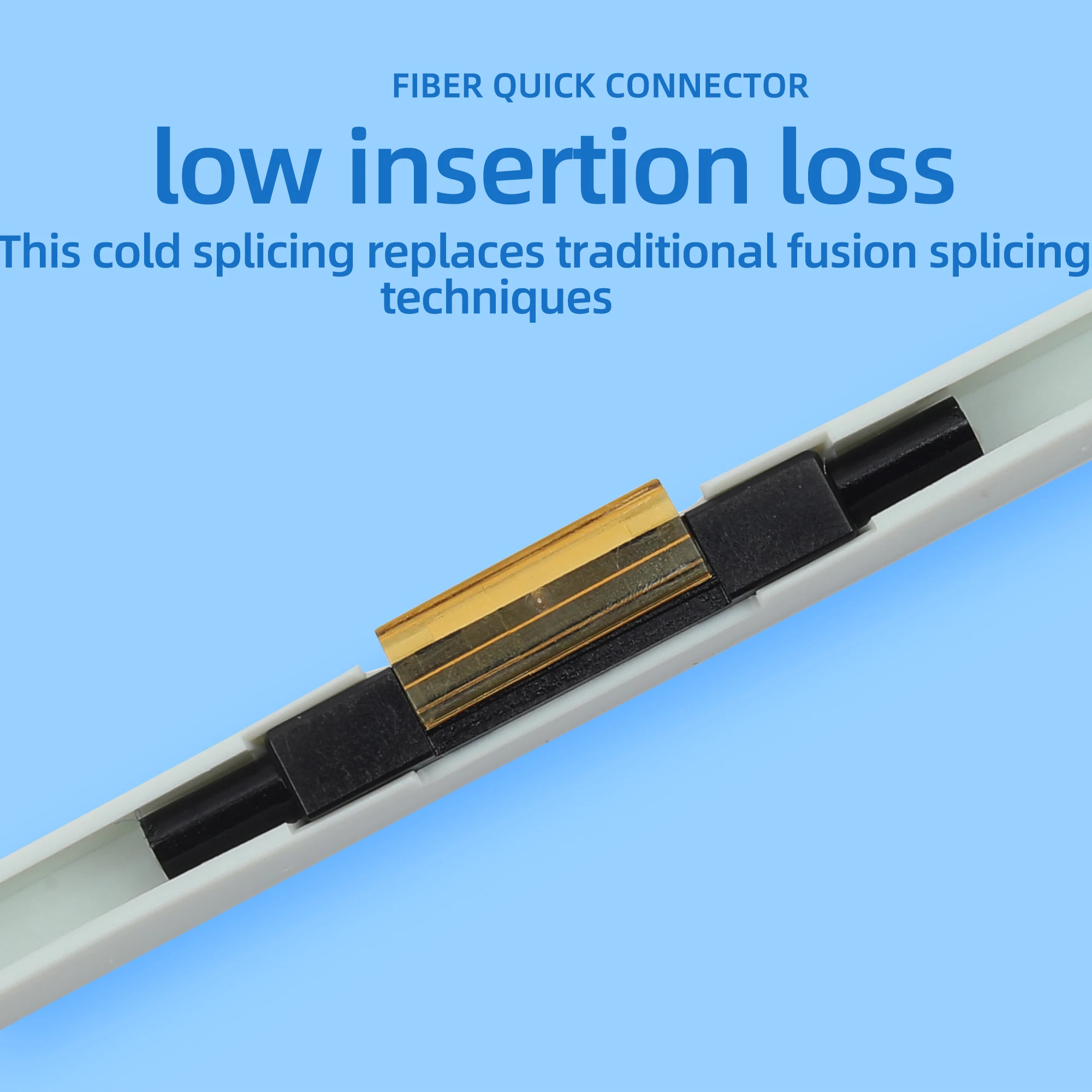 L925bp Fiber Optic Mechanische Splice Drop Kabel Splits Kale Vezel Koude Connector