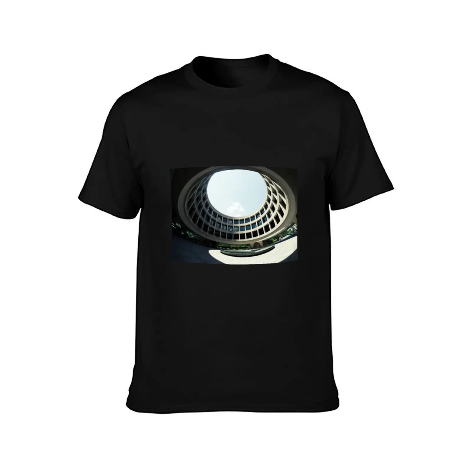 Through the Roof T-Shirt, Summer Casual Cotton Tee, Oversized Streetwear Tops, Vintage Graphic Print, Loose Fit Short Sleeve