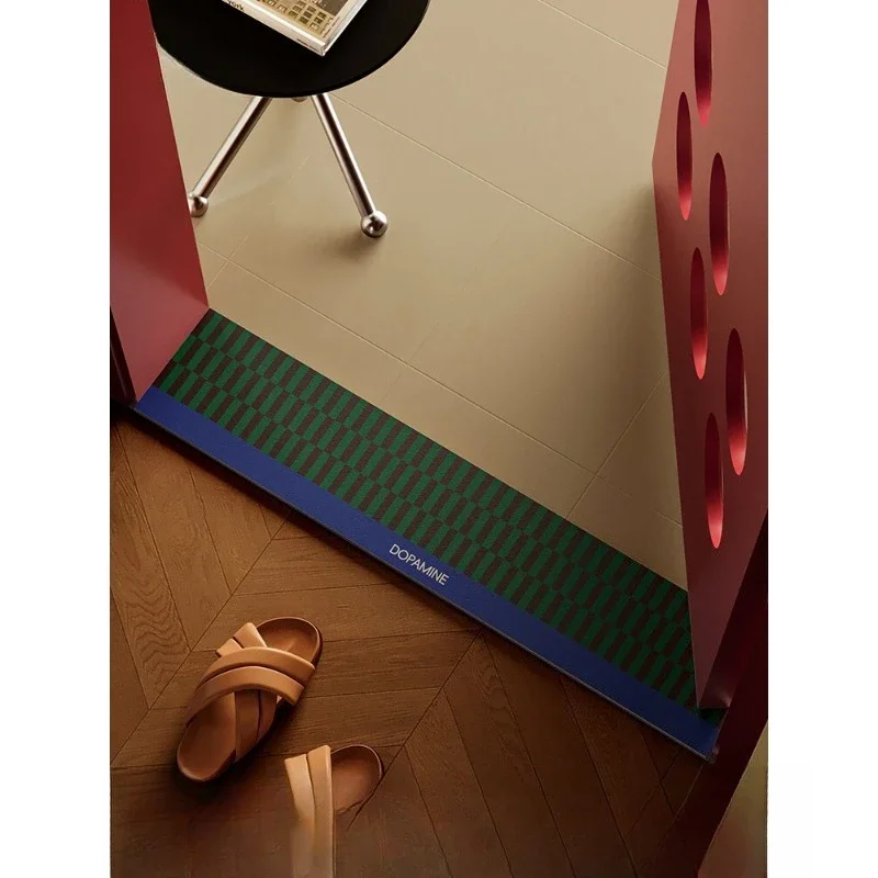 Retro entry threshold, bathroom entrance door water-absorbing non-slip pad