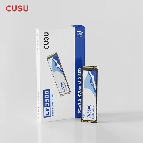 CUSU SSD 512GB 1TB 2TB NVMe M2 PCIe3.0 M.2 2280 Disco duro Disco de estado sólido para computadora portátil de escritorio