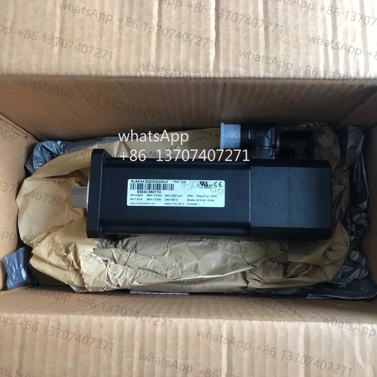 

Совершенно новый серводвигатель 8LSA34.E3030D200-0 для B&R
