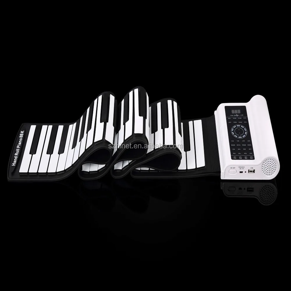 Explosive Models Hot Selling Quality Assurance Portable Flexible Hand Roll Up Piano Keyboard Instrument