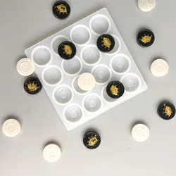 DIY checkers silicone mold mirror epoxy checkerboard crystal glue dropping mold for chess