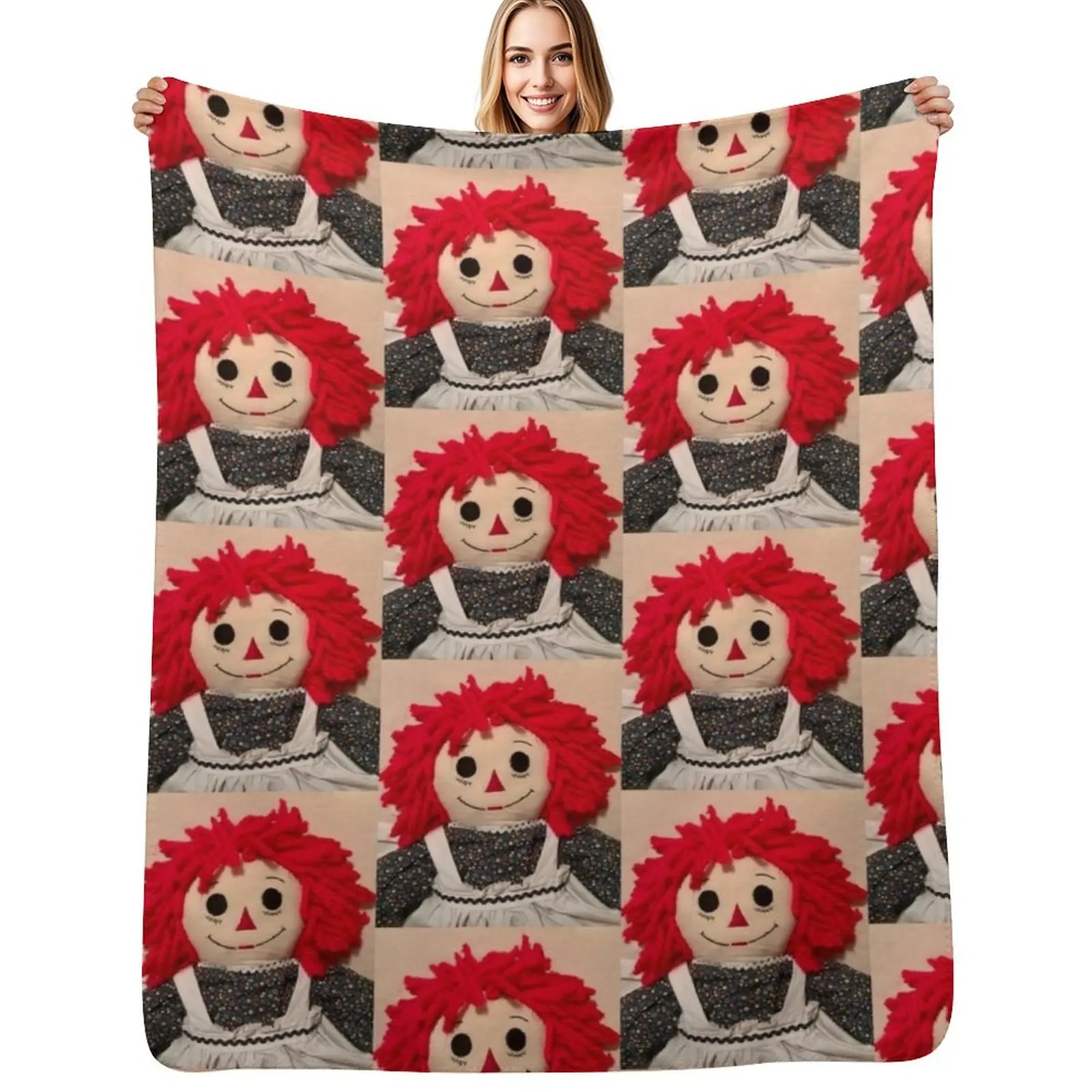 

Sweet Raggedy Ann 2 Throw Blanket Hair Luxury Throw For Baby Blanket