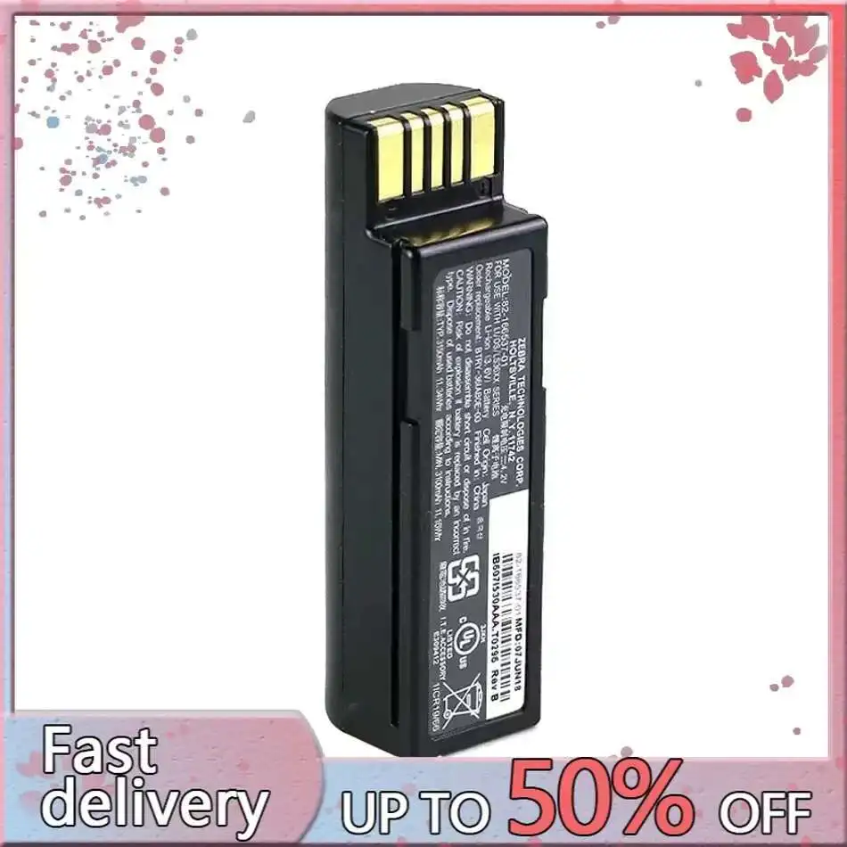 

Replacement Battery 82-166537-01 For ZEBRA LI3678 DS3678 QR Code Scanning Gun 3150mAh