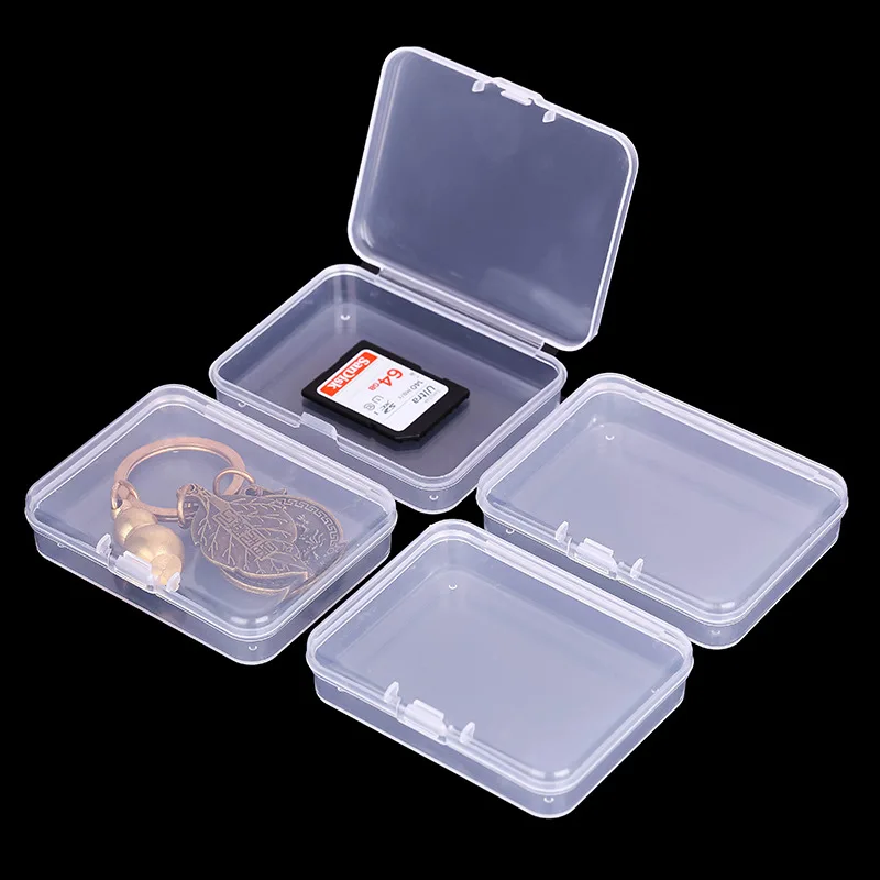 

1pcs Transparent Business Card Holders Storage Boxes Plastic Box Card ID Stationery Sorting and Storage Box