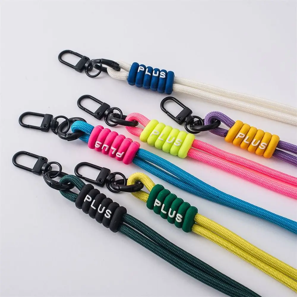 Phone Lanyard Neck Strap Keychain Color Lanyards ID Badge Holder Metal Keyring Key Holder for Keys Upgrade Mobile Accessories