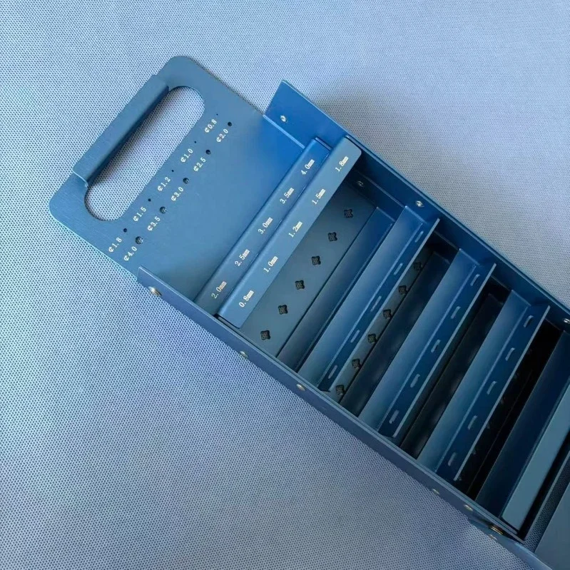 GG Kirschner Needle Sterilization Box, Threaded Needle High Temperature Pressure Sterilization Box, Steel Needle Placement Box