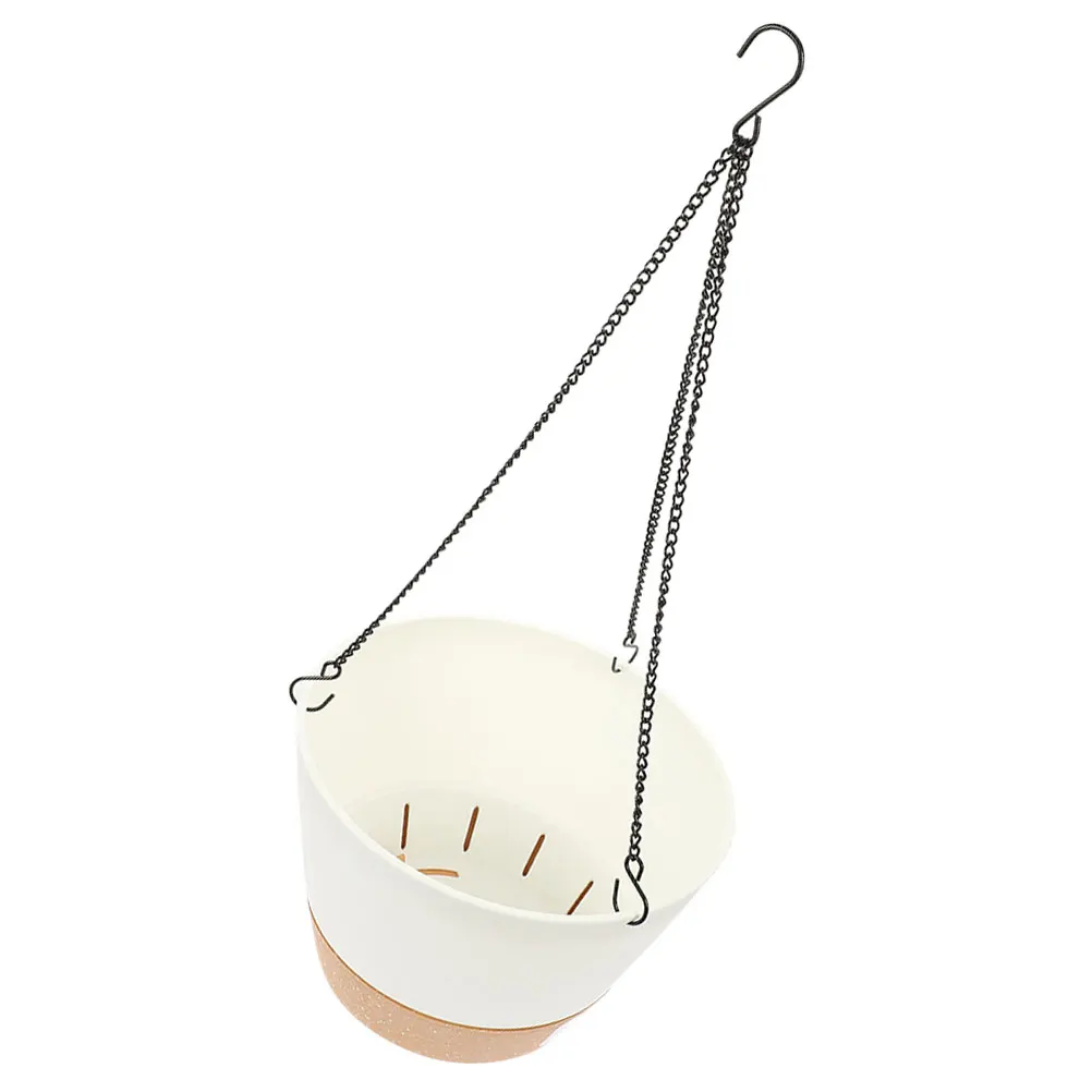 

Hanging Planter Succulent Wall Planters 10 Inch White Flowerpot for Garden Balcony Wall Planters Indoor Plants Succulent Pots