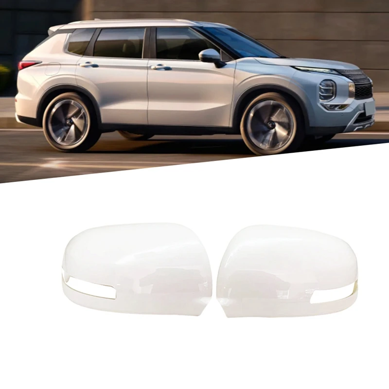 Car Side Rear View Mirror Cover Shell For Mitsubishi Outlander 2013-2018 Parts Primer Mirror Cap 7632C647HA 7632C490HA