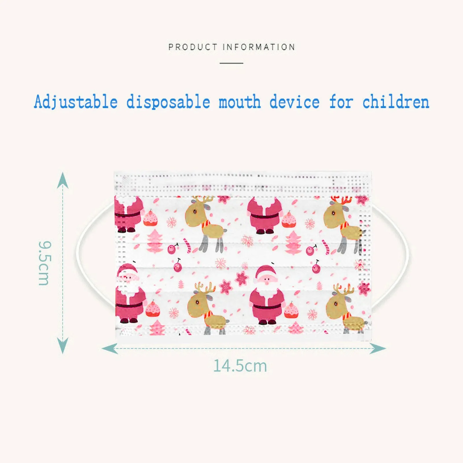 10PC Children Disposable Face Mask  Industrial 3Ply Ear Loop Outdoor Dust-Proof Face Protective Mask Disposable Mask