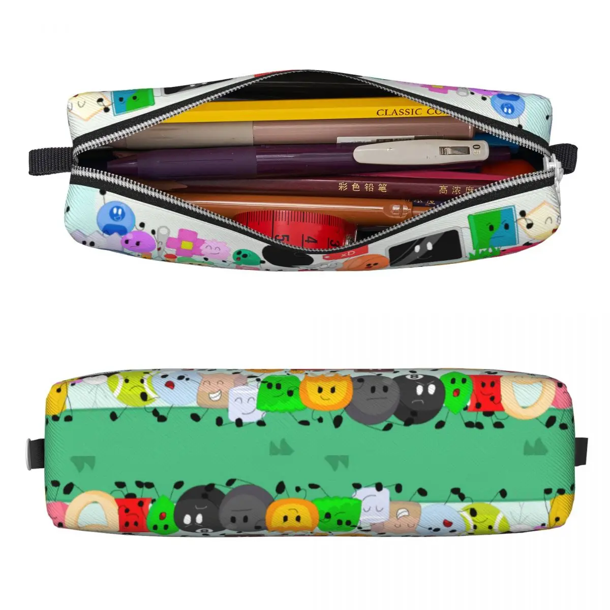 Fun Game Battle For Dream Island Pencil Case School Pencil Cases Zipper Boy Girl Fashion Large Pencil Pouch School Stationery